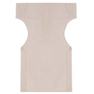 022-000021 Διάτρητο πανί pakoworld επαγγελματικό πυκνότητας 2x1 για πολυθρόνα σκηνοθέτη χρώματος μπεζ-λευκό