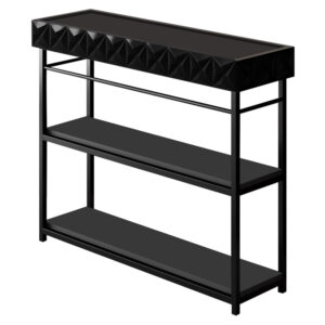 071-001500 Κονσόλα PWF-0629 pakoworld ανθρακί-μαύρο 102x32x83εκ