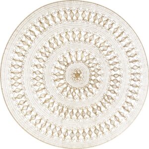 199-000450 Διακοσμητικό τοίχου PWD-0094 pakoworld μέταλλο χρυσό 76x0.7x76εκ