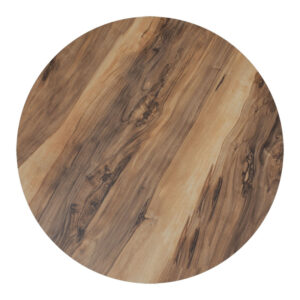 215-000011 Επιφάνεια τραπεζιού Noble pakoworld HPL καρυδί Φ69εκ