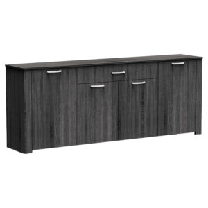 248-000008 Μπουφές Kinley pakoworld grey-wenge 210x40x82εκ